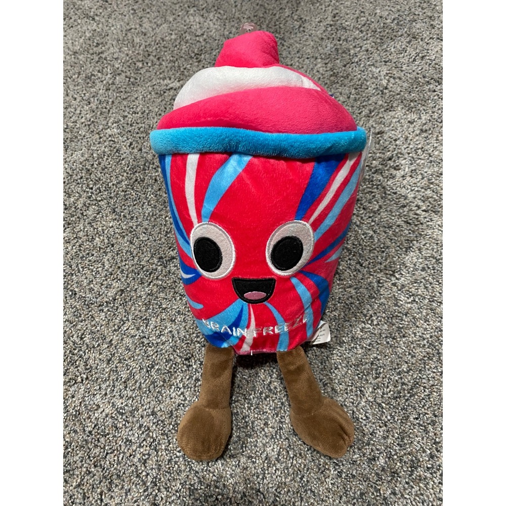 Snack‎ Ums Slushie Plush Kids Small Red New Brain Freeze Foodie Stuffed Toy